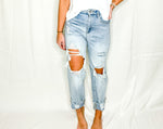Victoria High Rise Straight Jeans